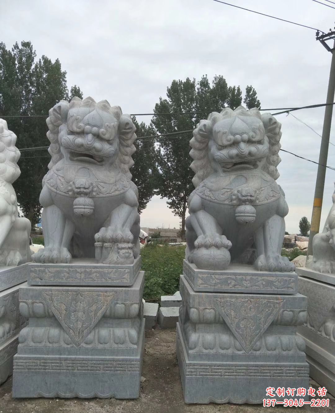 贵阳3米高青石狮子
