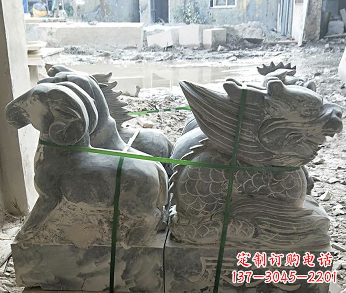 贵阳12生肖公园动物石雕