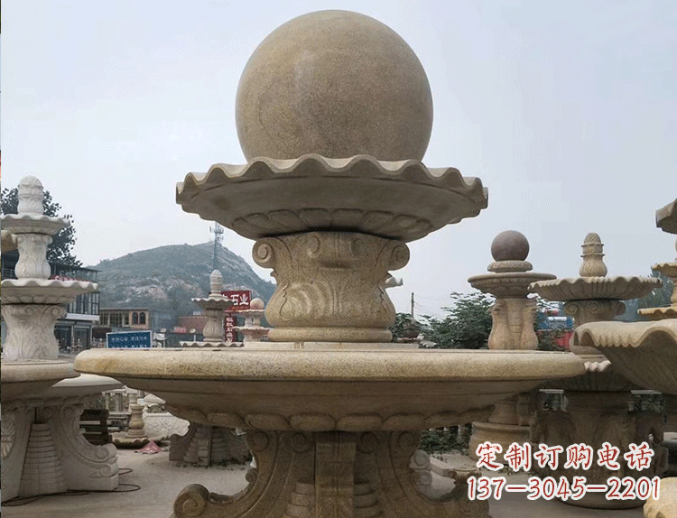 贵阳石雕汉白玉喷泉