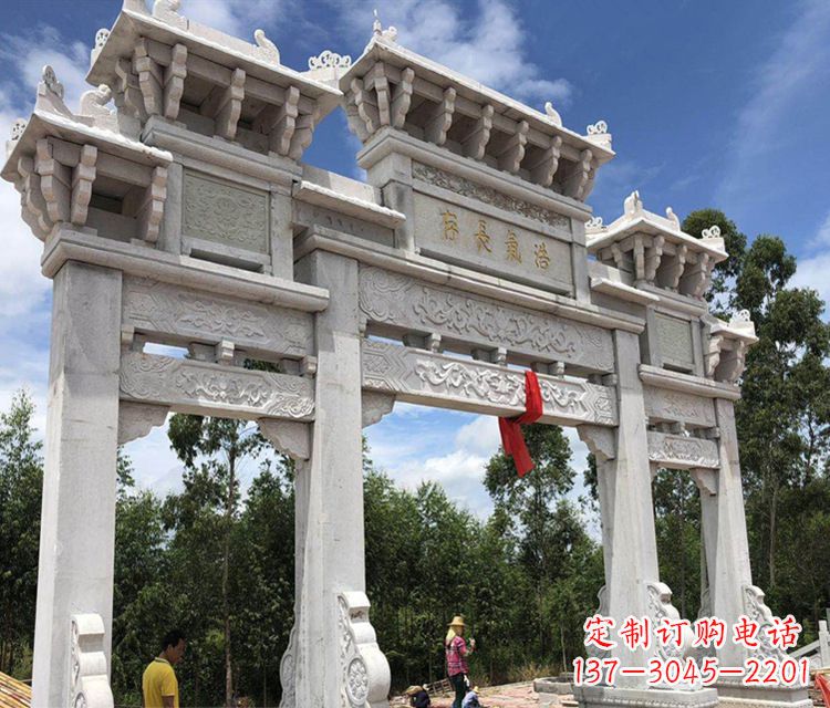 贵阳八脚牌坊石雕