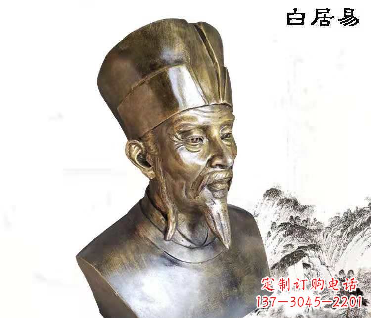 贵阳“白居易”铜雕