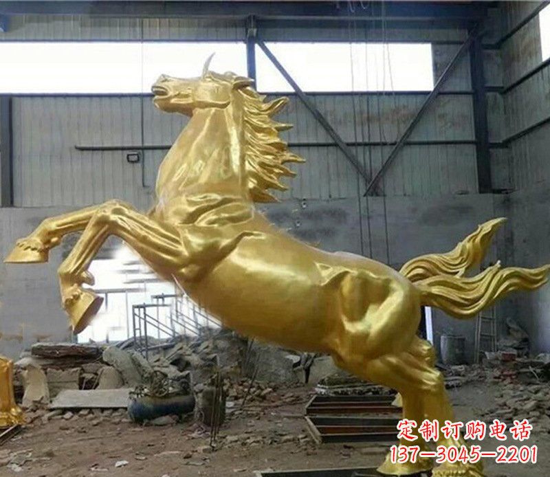 贵阳精致马铜雕塑