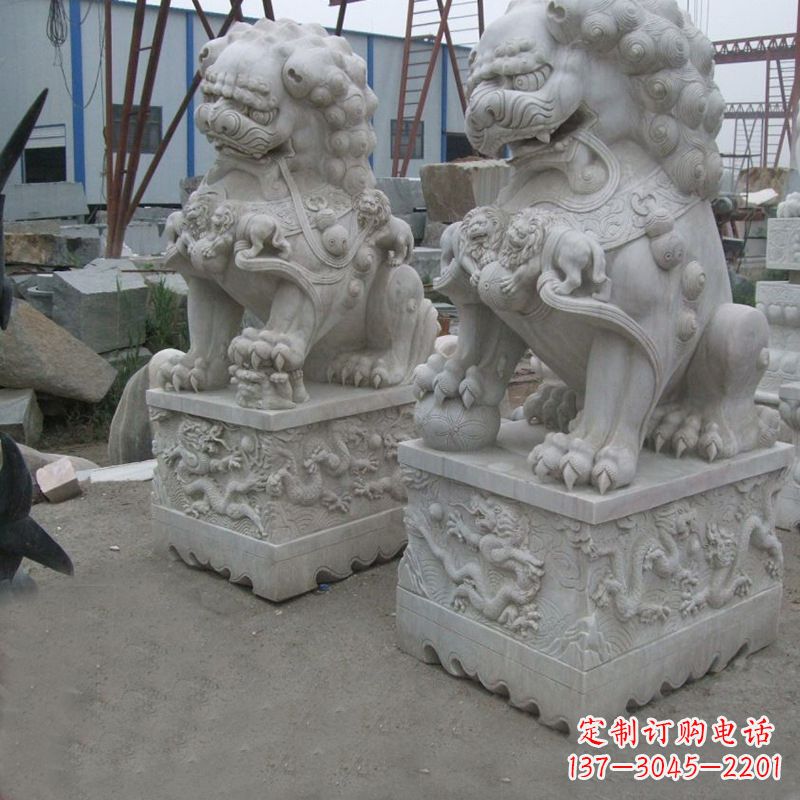 贵阳新狮子雕塑,传承北京青铜文化