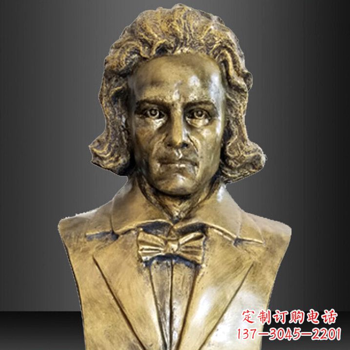 贵阳贝多芬纯铜铸造名人胸像