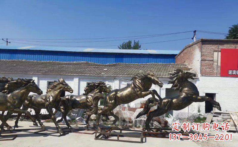 贵阳“马儿风采”精美铜雕