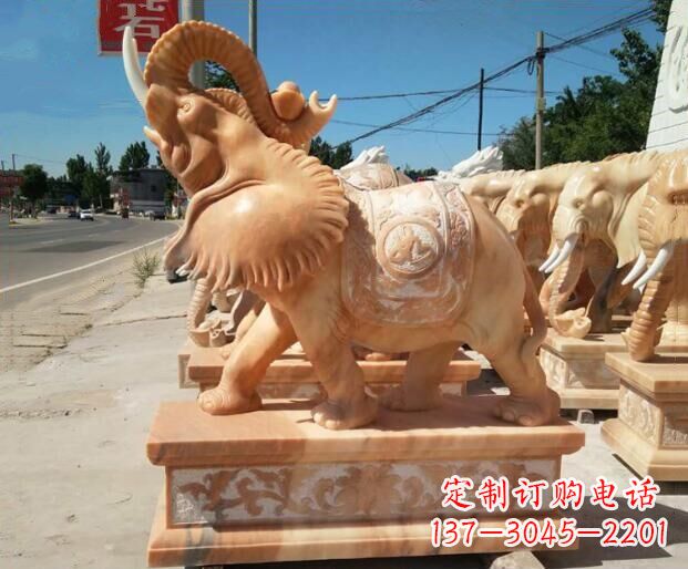 贵阳大象石雕，给你美好的祝愿