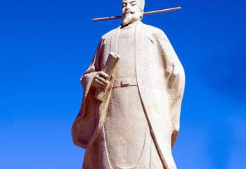 贵阳景区园林欧阳修大型砂岩雕像-中国历史文化名人著名文学大家