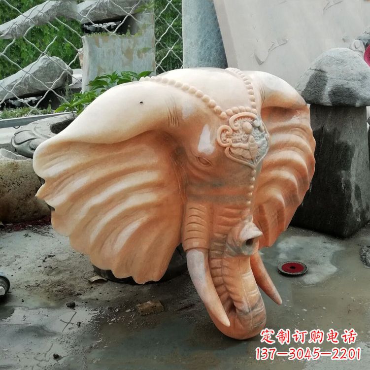 贵阳精美大象头雕塑