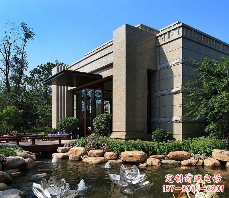 贵阳不锈钢莲花雕塑