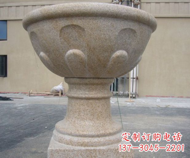 贵阳别墅景观花盆石雕