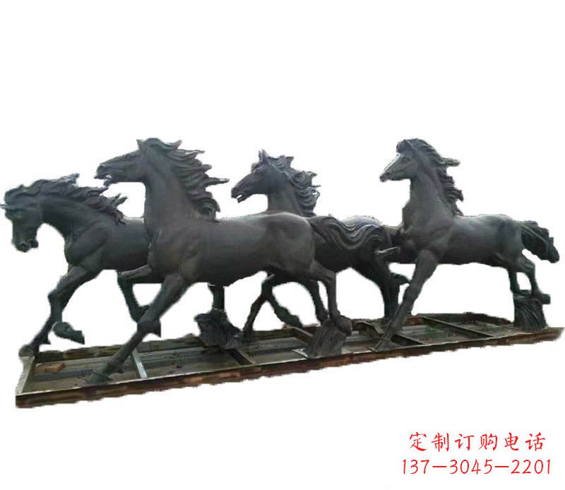 贵阳别墅景观动物马铜雕塑 (2)
