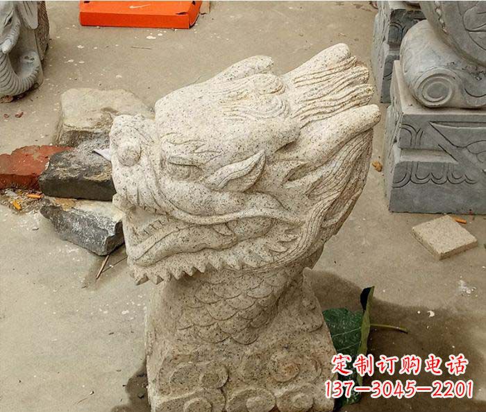 贵阳别墅景观龙头喷泉石雕