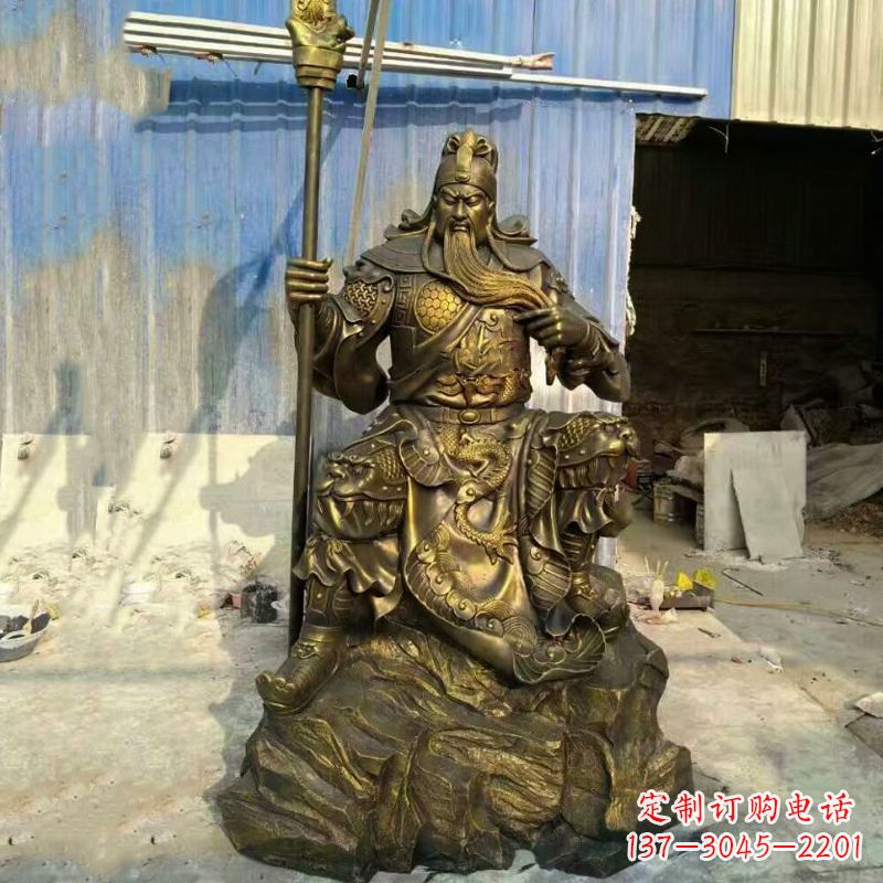 贵阳玻璃钢制作的关羽雕塑