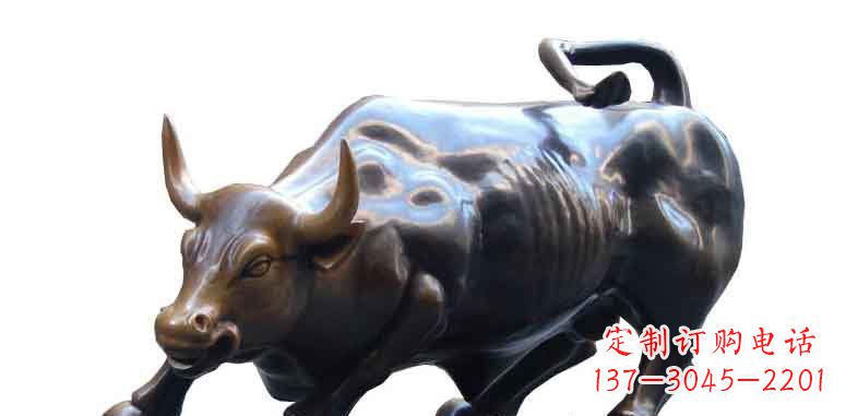 贵阳玻璃钢仿铜牛公园动物雕塑雕刻艺术的精美绝伦