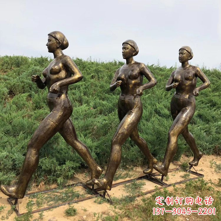贵阳玻璃钢仿铜女人雕塑精致细腻的艺术品