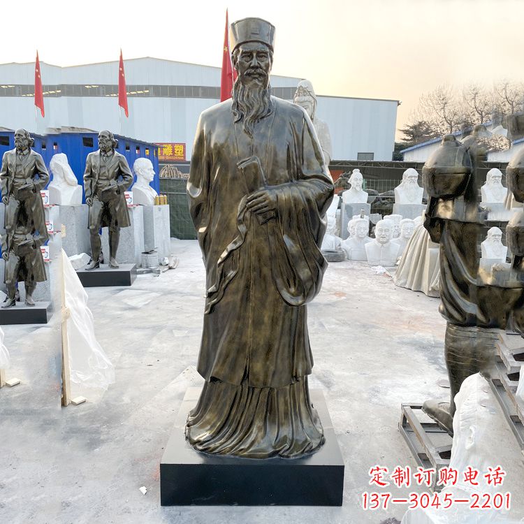 贵阳苏东坡玻璃钢仿铜雕塑