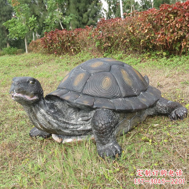 贵阳玻璃钢乌龟雕塑传承古老文化