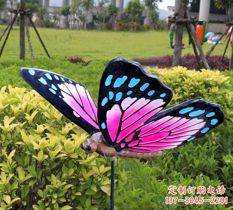 贵阳玻璃钢蝴蝶雕塑