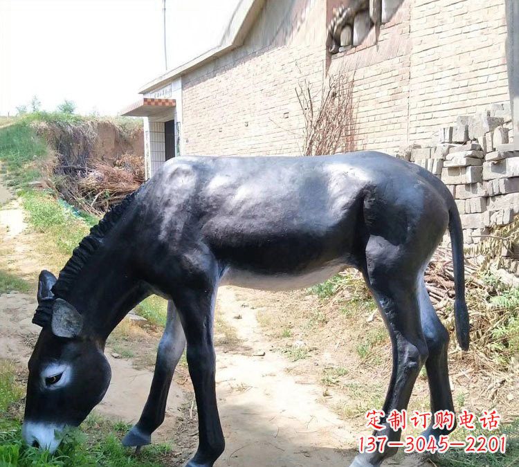 贵阳玻璃钢雕刻毛驴,传承传统文化