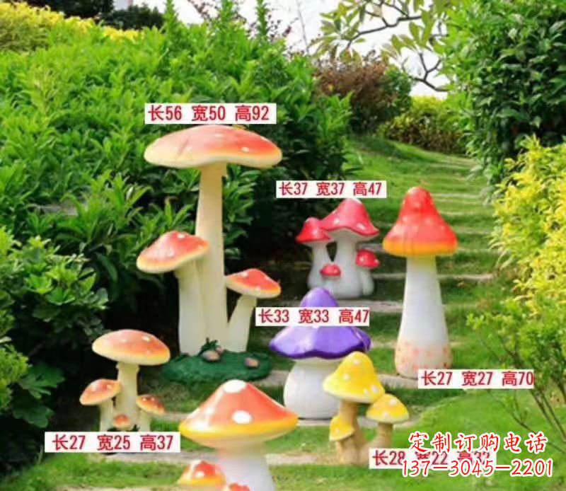 贵阳玻璃钢蘑菇雕塑——描绘美丽景色