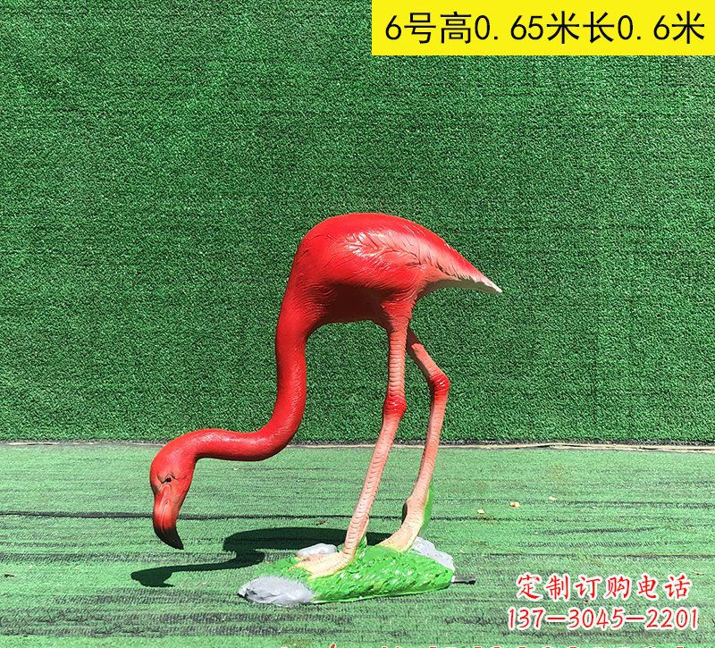 贵阳精美玻璃钢火烈鸟雕塑