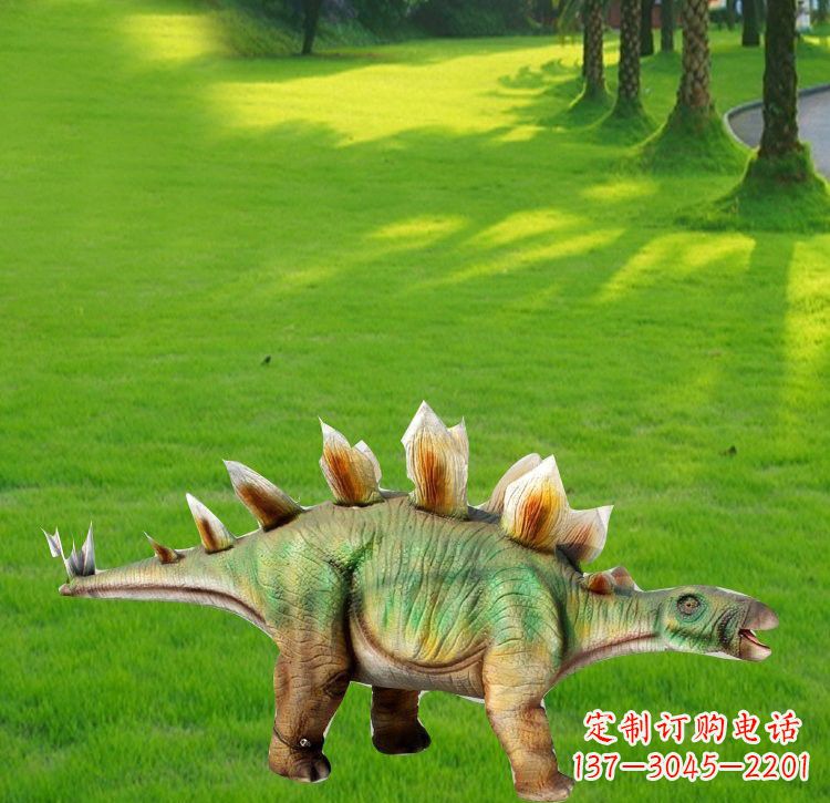贵阳仿真恐龙雕塑玻璃钢棘背龙