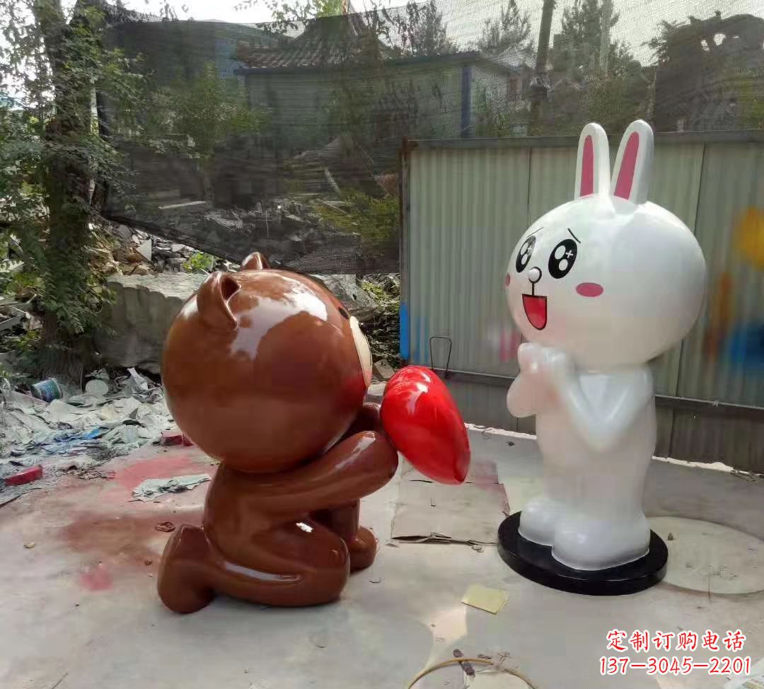贵阳玻璃钢卡通熊猫雕塑精美的动物雕塑