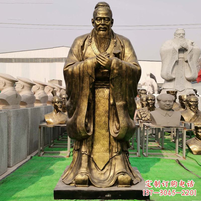 贵阳玻璃钢制孔子雕塑