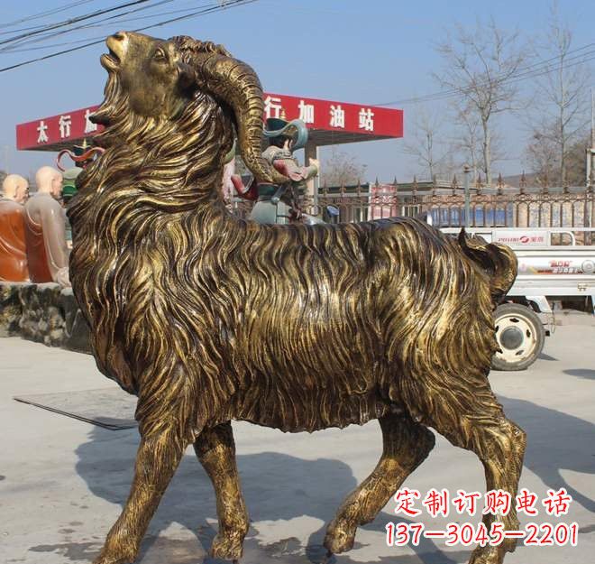 贵阳玻璃钢山羊雕塑——让艺术之美绽放