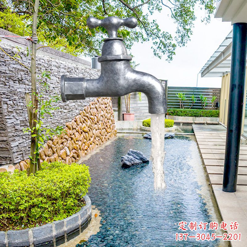 贵阳玻璃钢水龙头喷泉雕塑精美绝伦