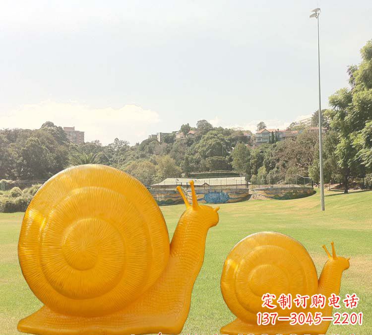贵阳玻璃钢蜗牛雕塑