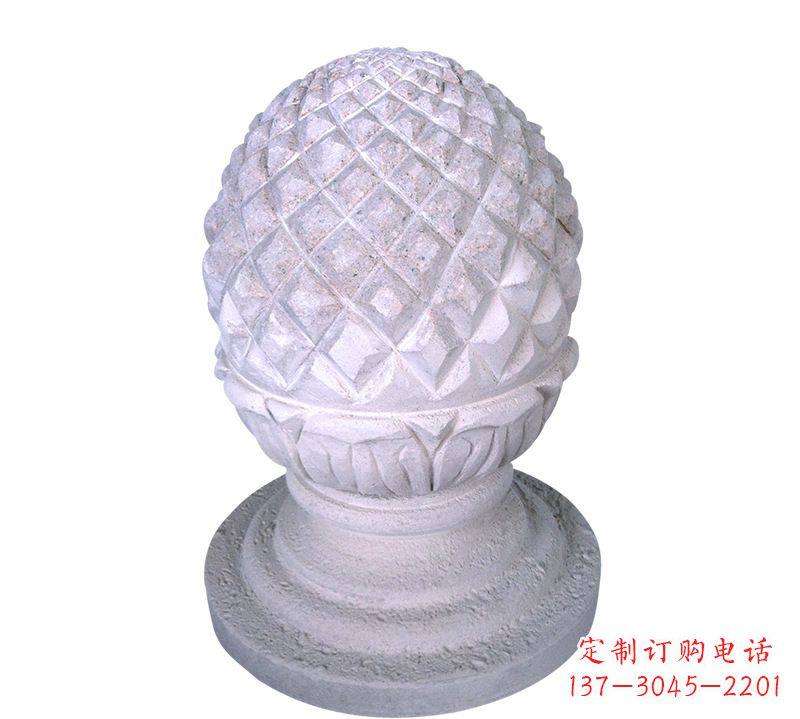 贵阳菠萝型挡车路障石球