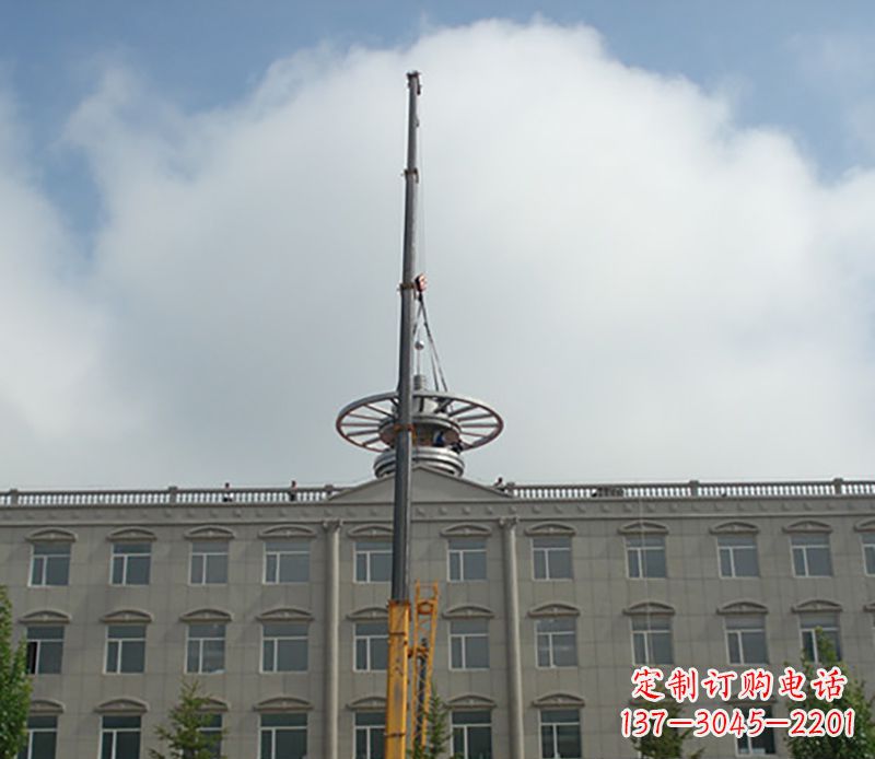贵阳不锈钢避雷针雕塑——安全保护灵感之源