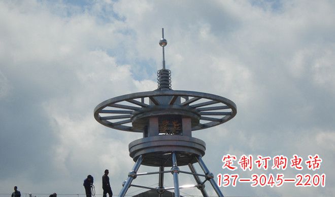 贵阳不锈钢避雷针雕塑——安全守护者