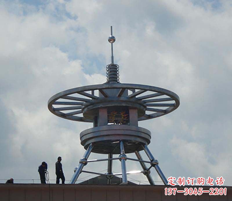 贵阳不锈钢避雷针景观雕塑——安全防护与美丽结合