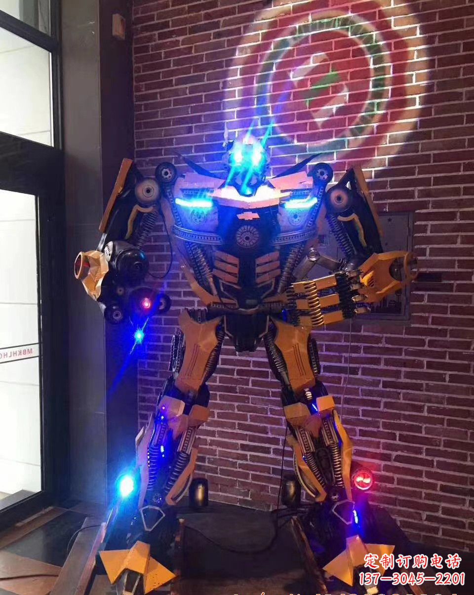 贵阳不锈钢变形金刚雕塑经典改造