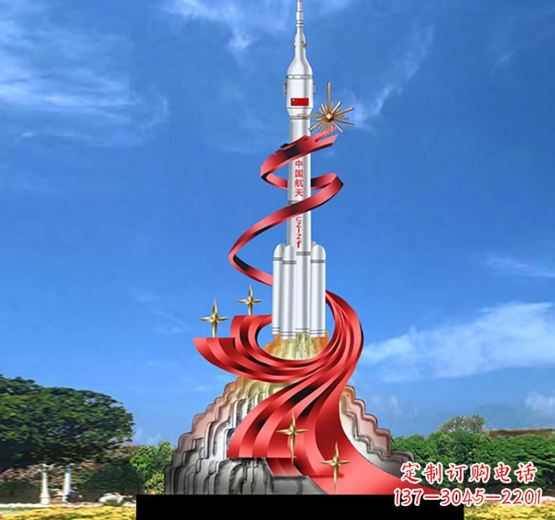 贵阳不锈钢嫦娥飞天标识雕塑