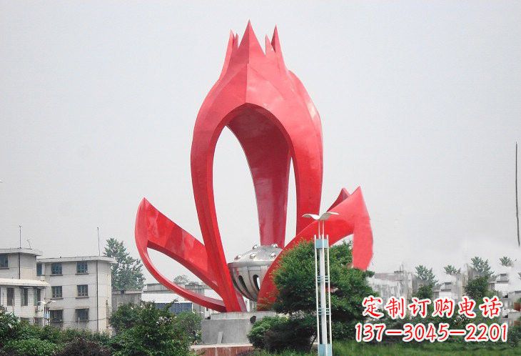 贵阳不锈钢莲蓬雕塑——艺术的缩影