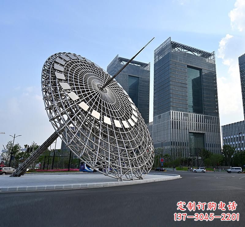 贵阳不锈钢城市璀璨的摩天轮雕塑
