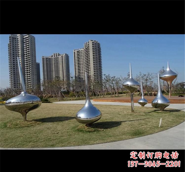 贵阳不锈钢城市水滴雕塑唤醒城市的灵魂