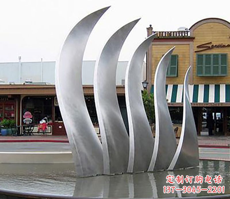 贵阳不锈钢翅膀雕塑给空中带来力量与美丽