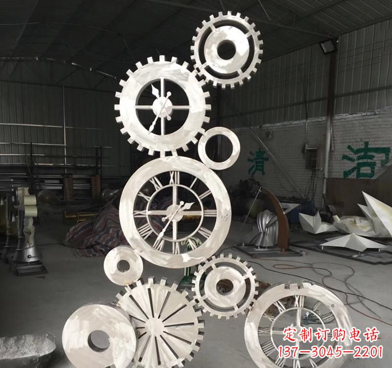 贵阳齿轮雕塑精致细腻的艺术品