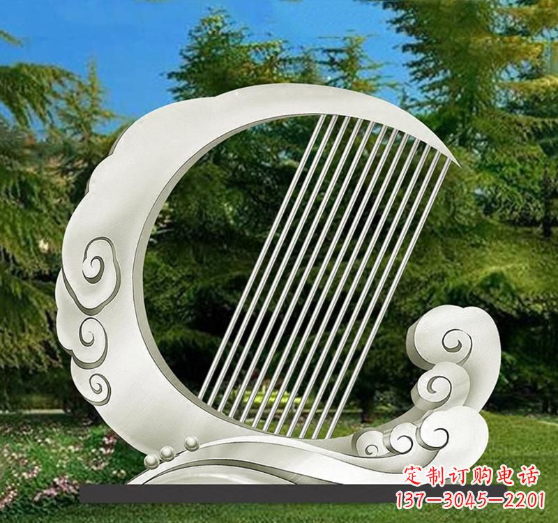 贵阳精美的不锈钢月亮雕塑