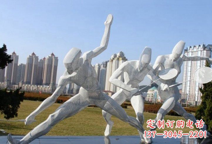 贵阳精致不锈钢羽毛球雕塑