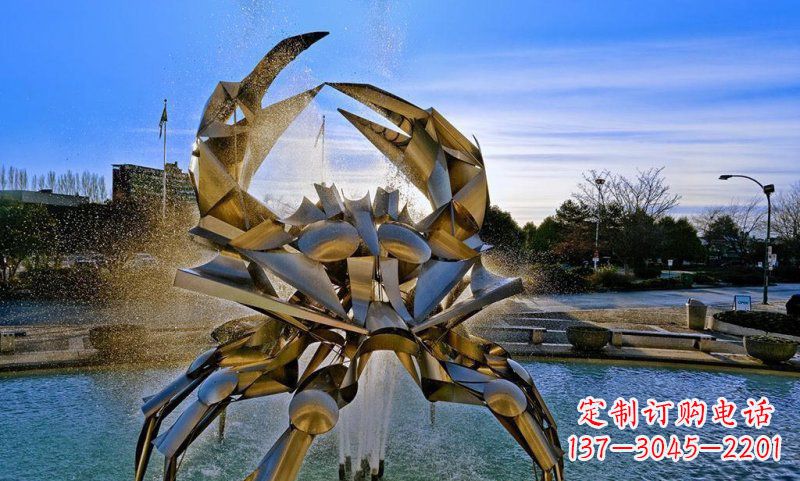 贵阳精美不锈钢螃蟹雕塑