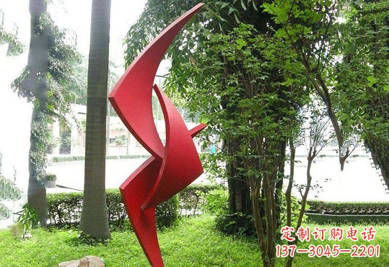 贵阳不锈钢抽象的风车雕塑