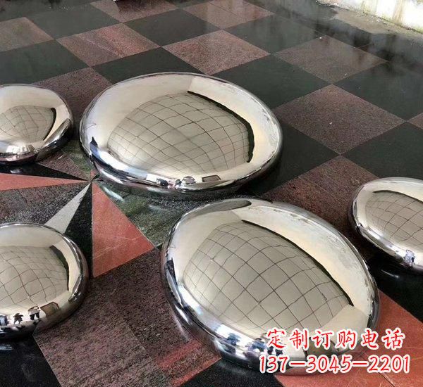 贵阳精致的不锈钢鹅卵石雕塑