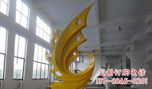 贵阳不锈钢凤凰雕塑——给生活添彩