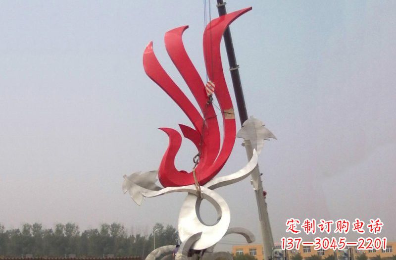 贵阳不锈钢凤凰雕塑安装介绍