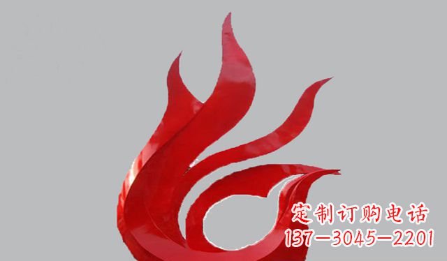贵阳不锈钢凤凰雕塑——传承古代文化之美